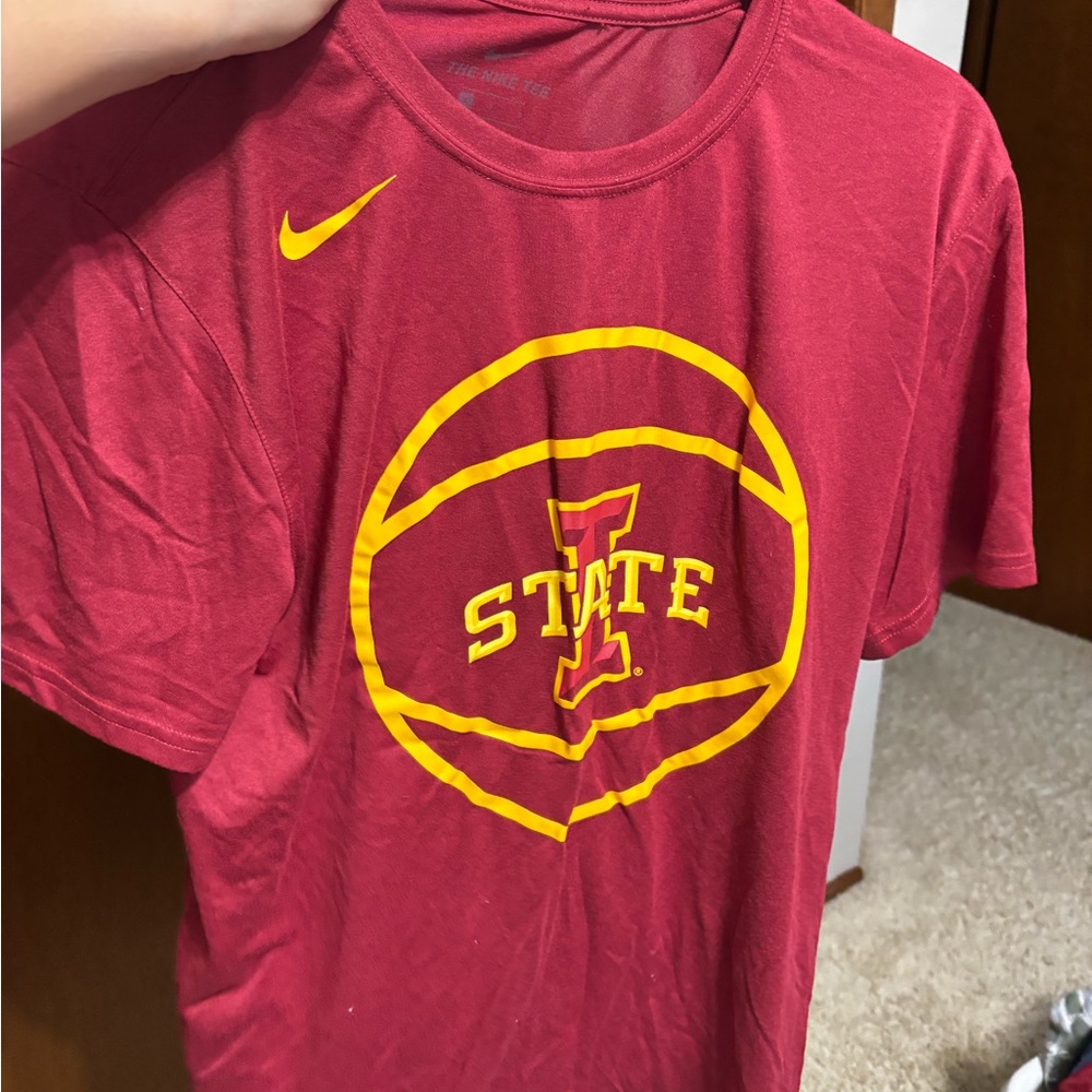 NIKE Dark red Iowa State Tee